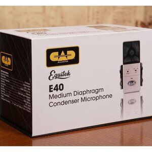CAD Audio E40 Medium Diaphragm Supercardioid Condenser Microphone W/Shock Mount